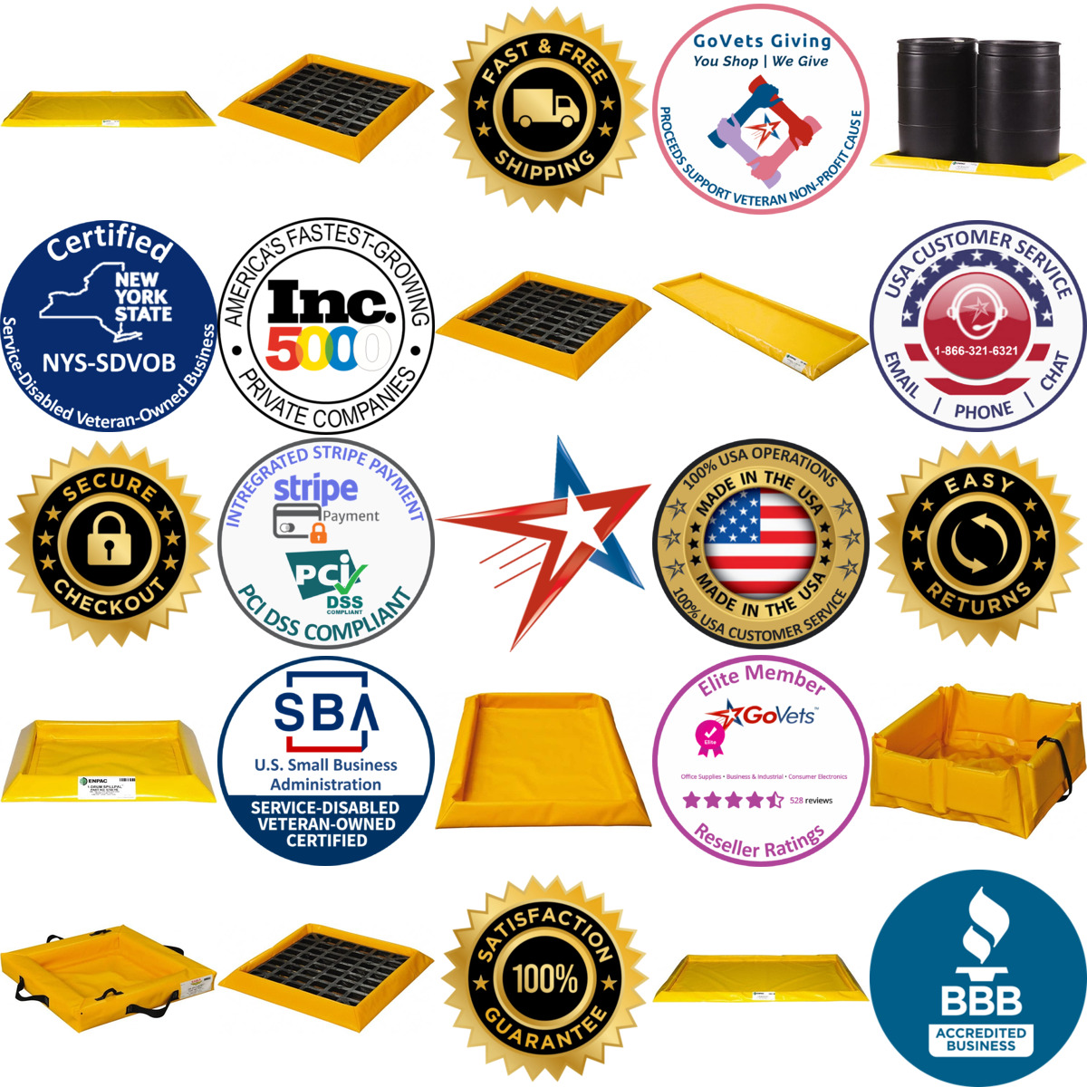 Millions of Products A selection of Collapsible Pallets products on GoVets