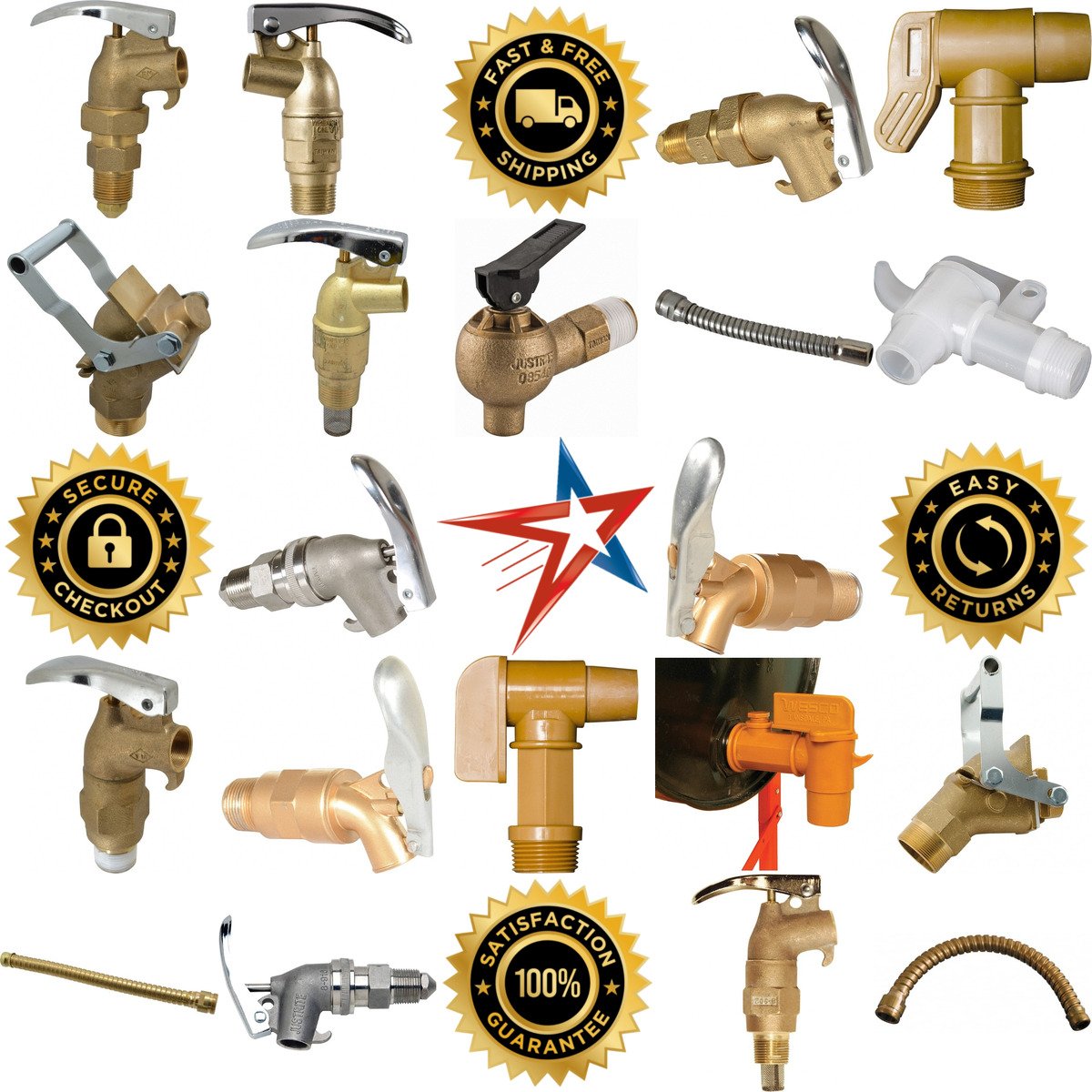 A selection of Drum Valves and Faucets products on GoVets