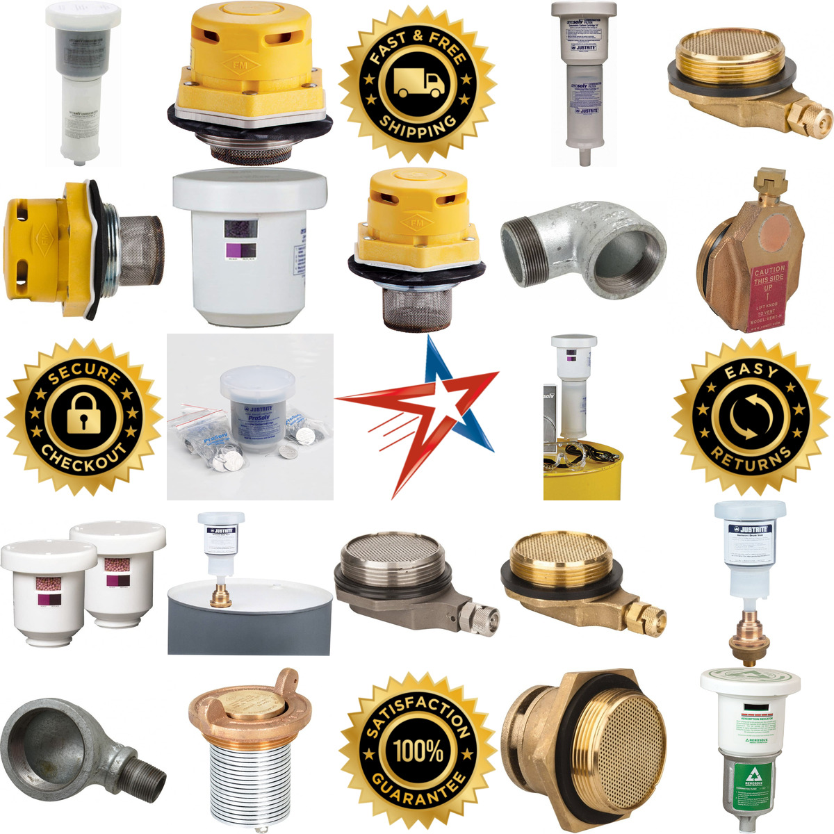 A selection of Drum Vents products on GoVets
