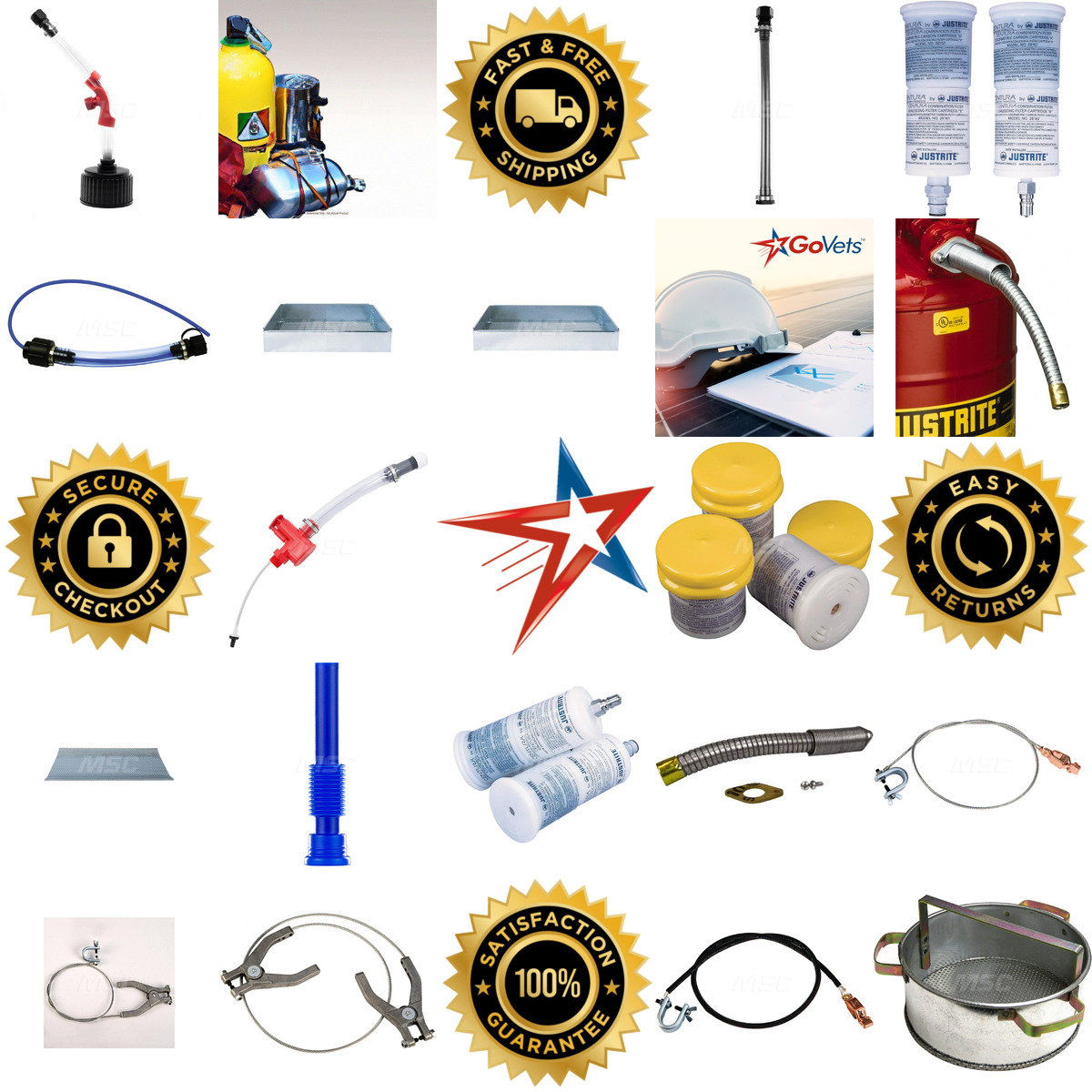 A selection of Safety Can Accessories products on GoVets