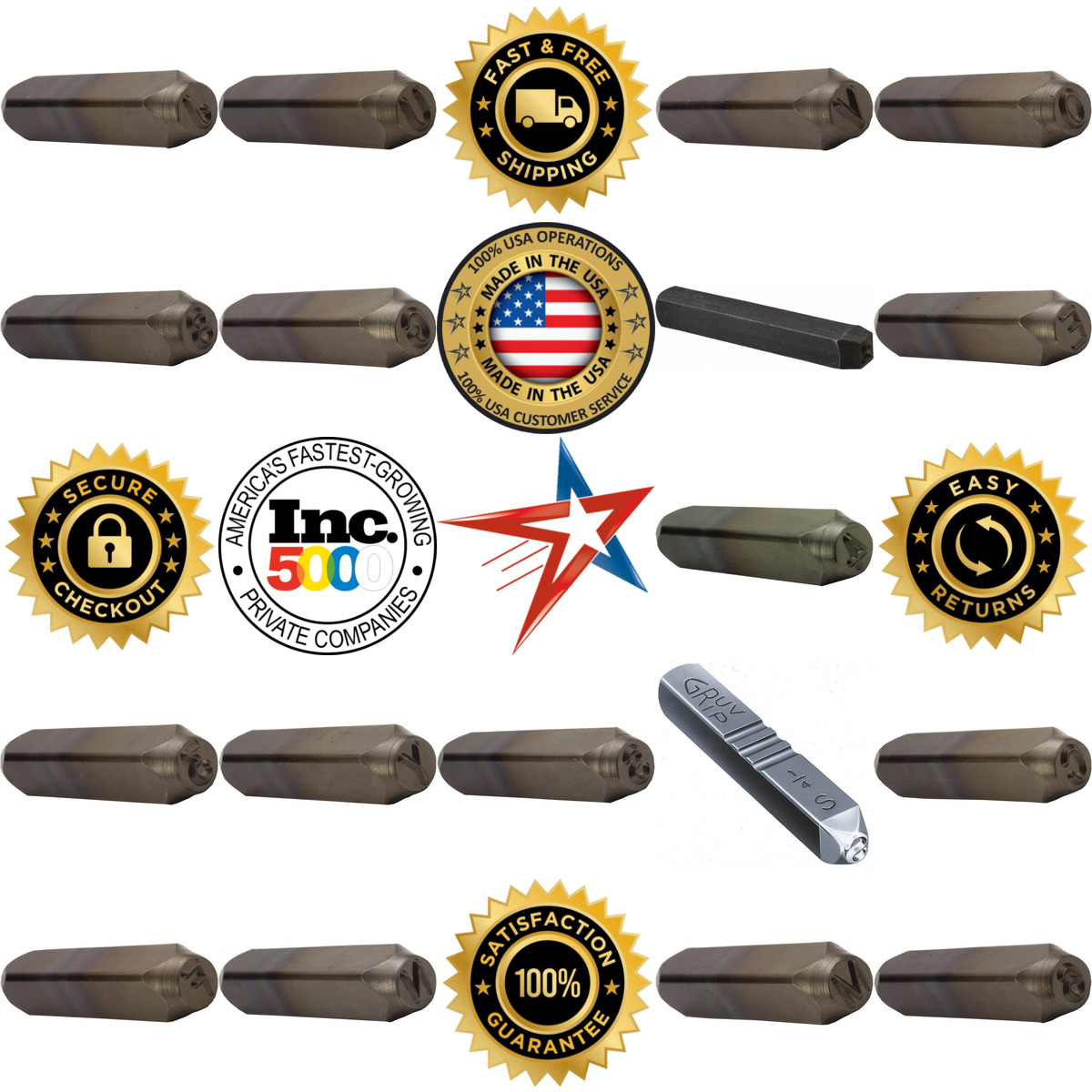 A selection of Heavy Duty Individual Steel Stamps products on GoVets