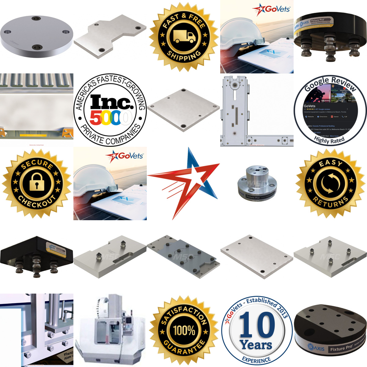 A selection of Fixture Plates products on GoVets