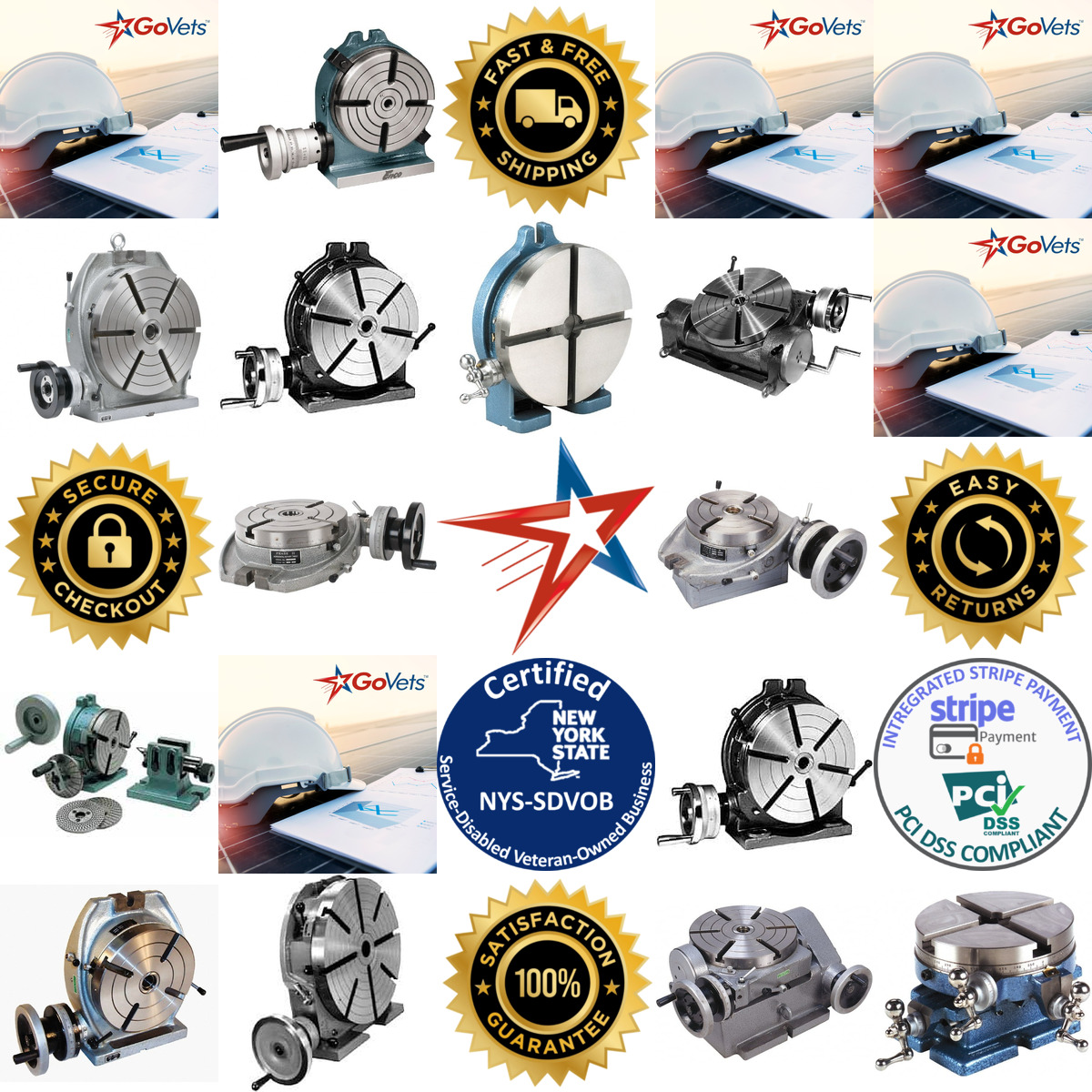 A selection of Rotary Machining Tables products on GoVets