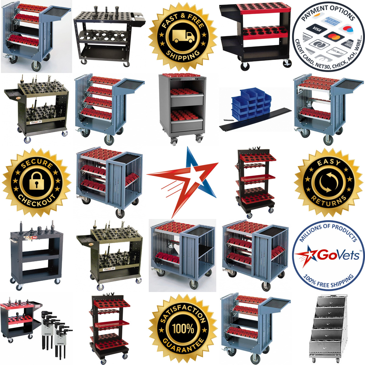 A selection of Cnc Storage Carts products on GoVets