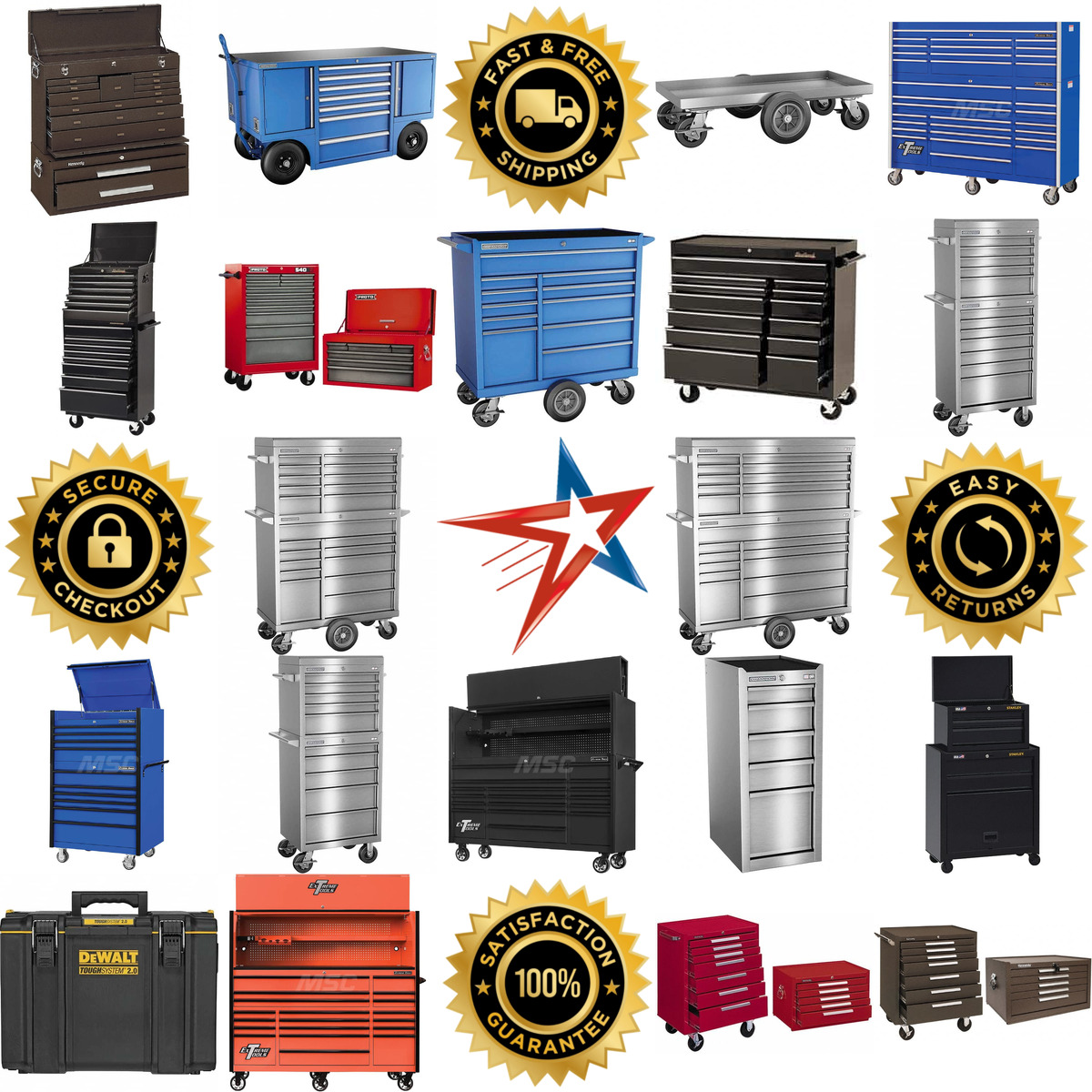 A selection of Tool Storage Combos and Systems products on GoVets