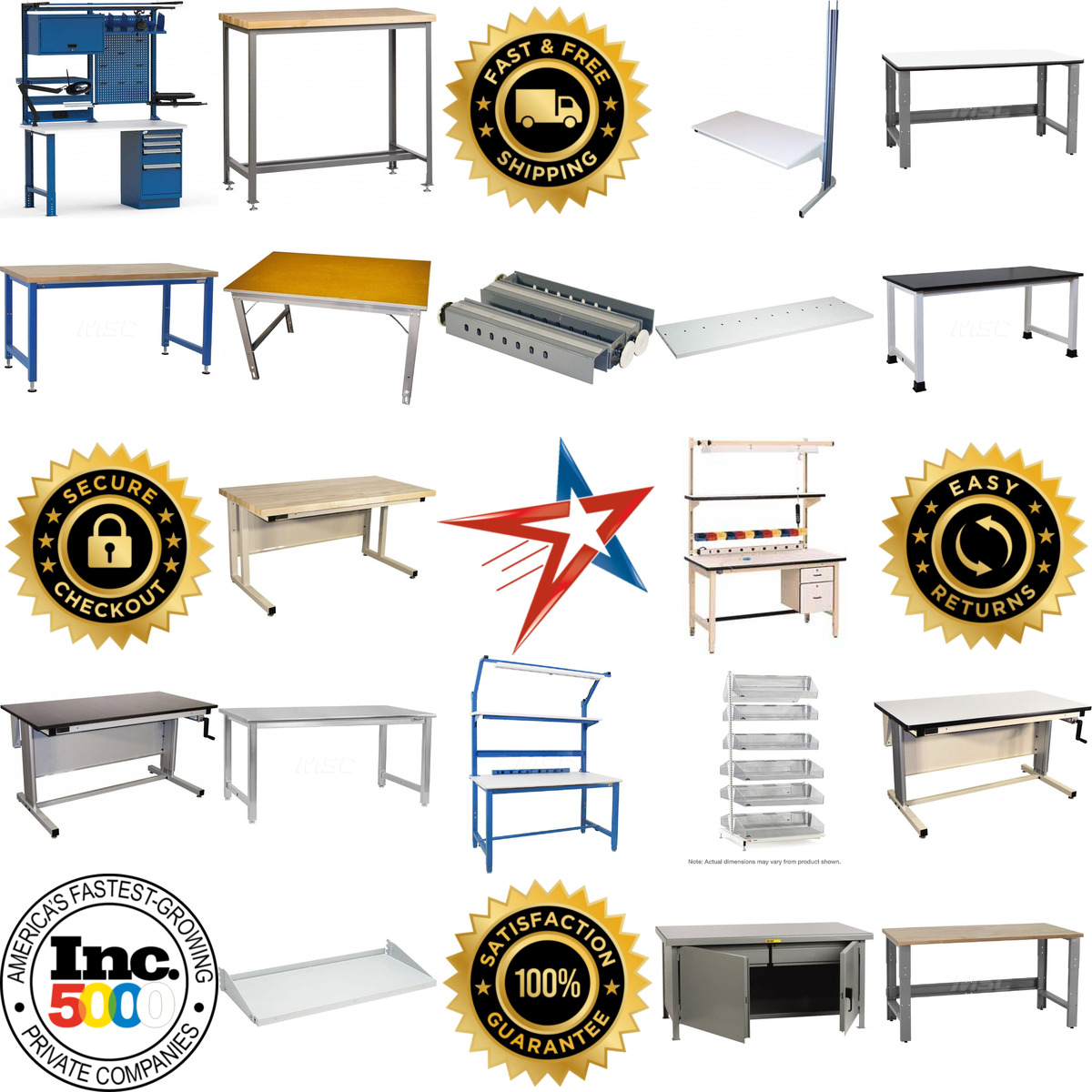A selection of Stationary Workstations and Benches products on GoVets