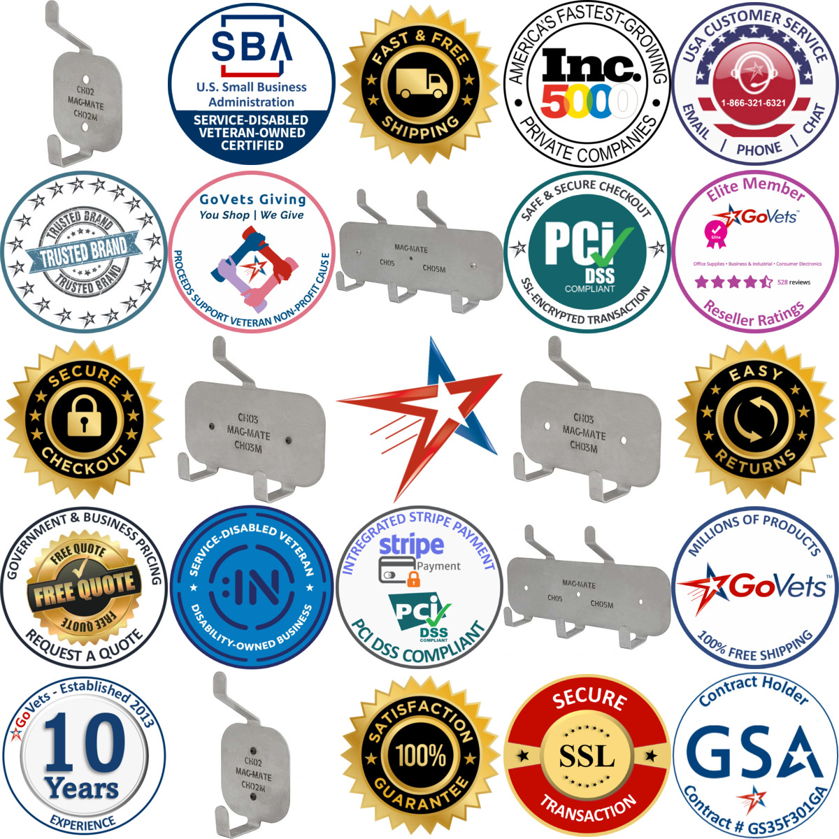 Millions of Products A selection of Mag Mate products on GoVets