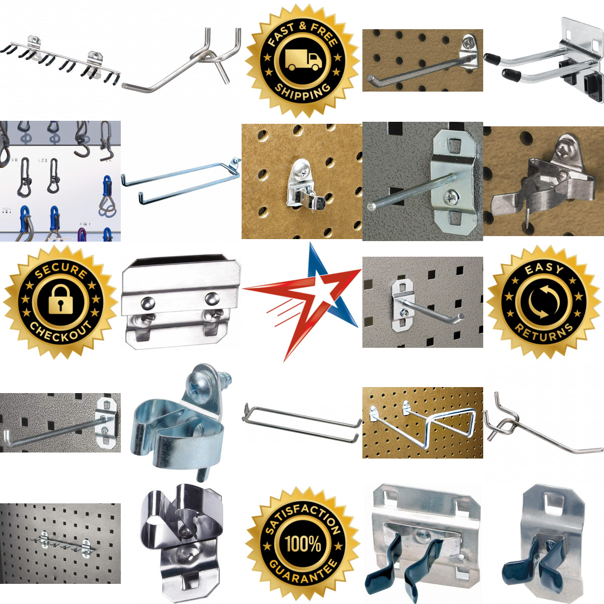 A selection of Pegboard Hooks products on GoVets