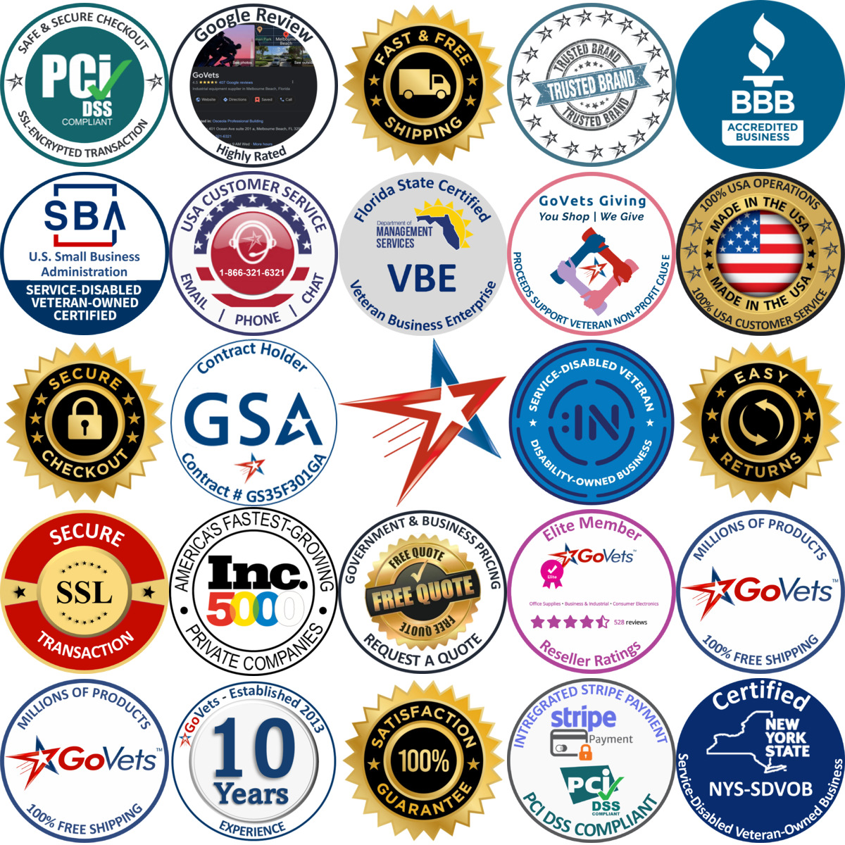 Millions of Products A selection of Stack Racks products on GoVets