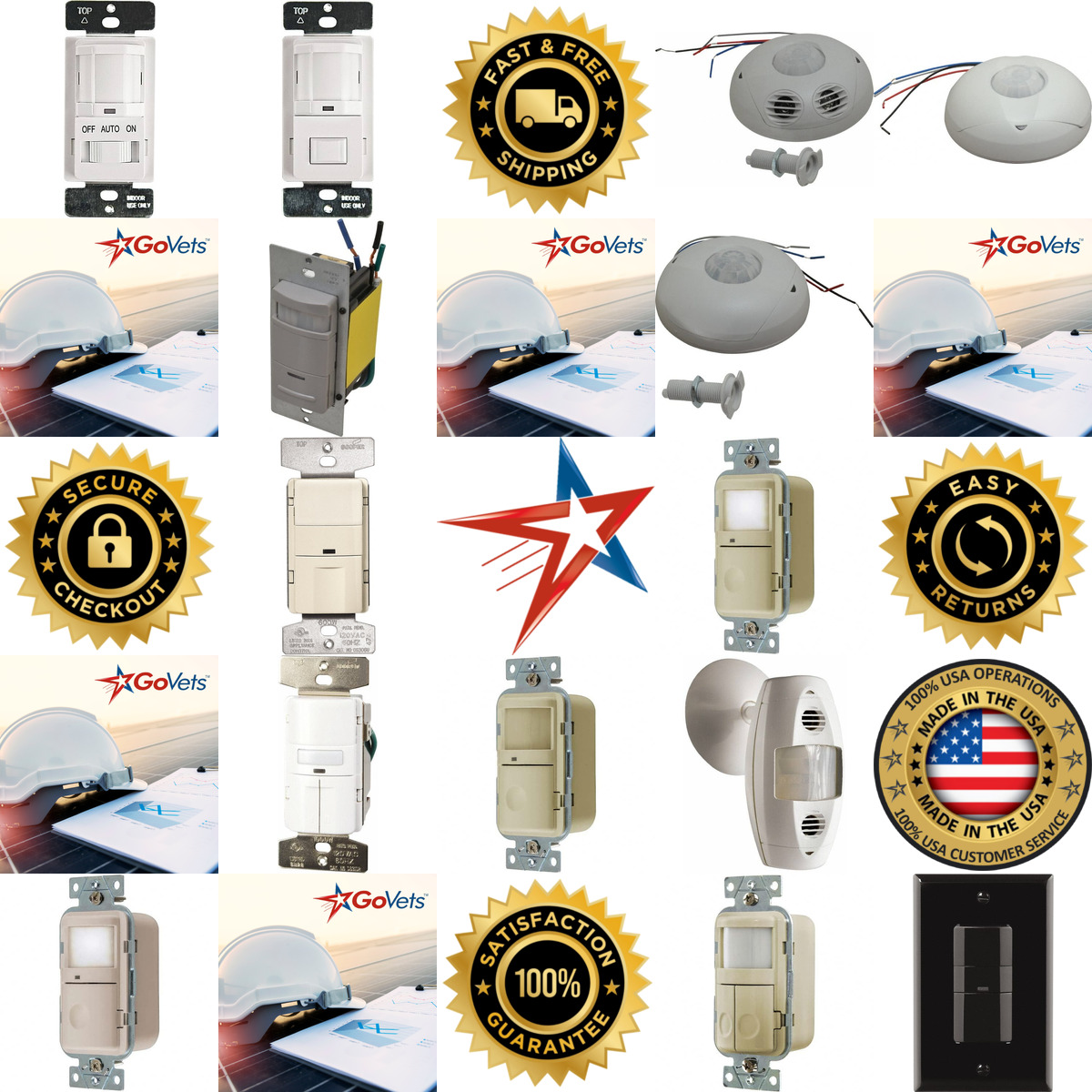 Millions of Products A selection of Motion Sensing Wall Switches products on GoVets