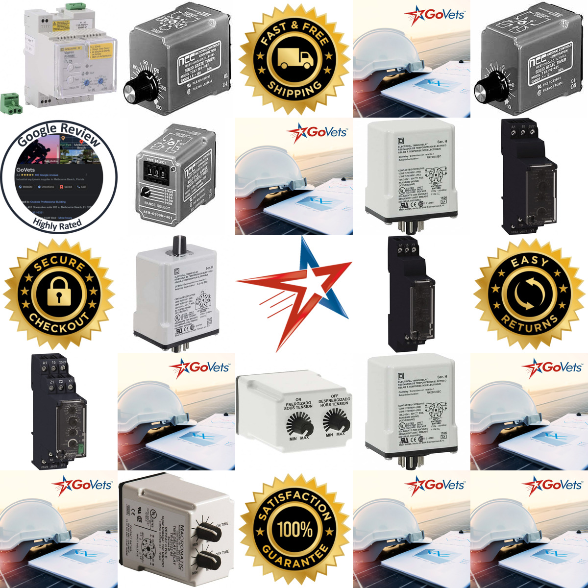 A selection of Time Delay Relays products on GoVets