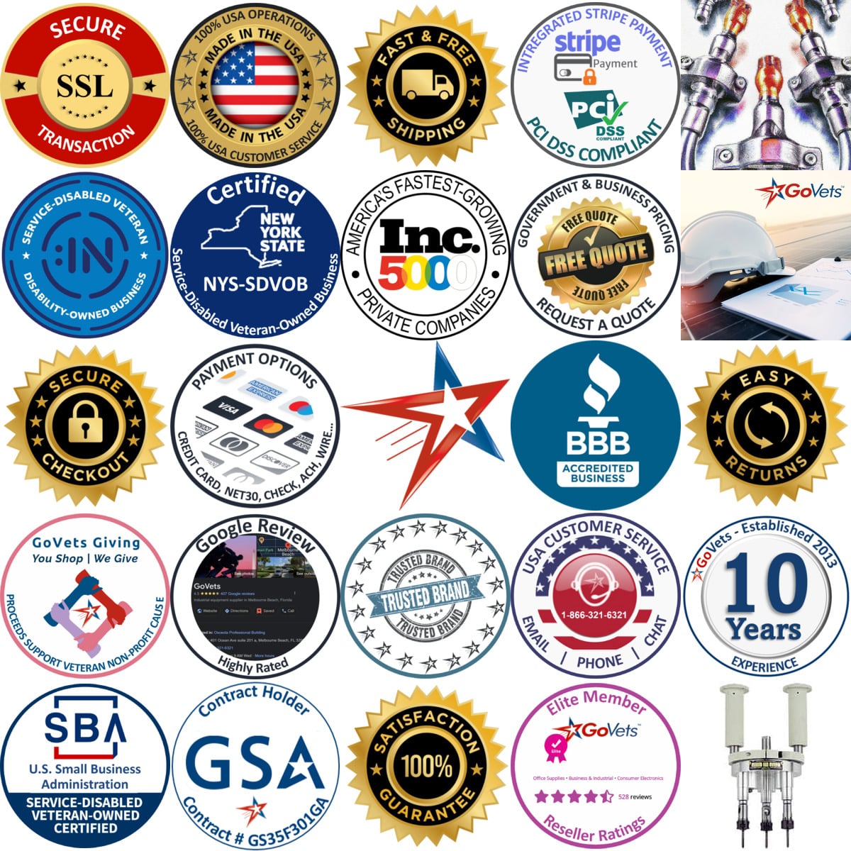 Millions of Products A selection of Multiple Tapping Heads products on GoVets