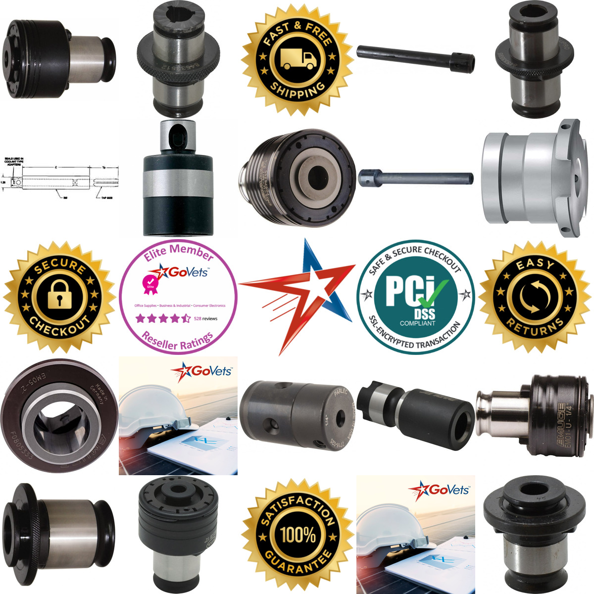 A selection of Tapping Adapters products on GoVets