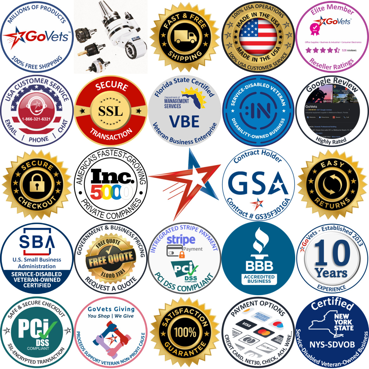 A selection of Big Kaiser products on GoVets