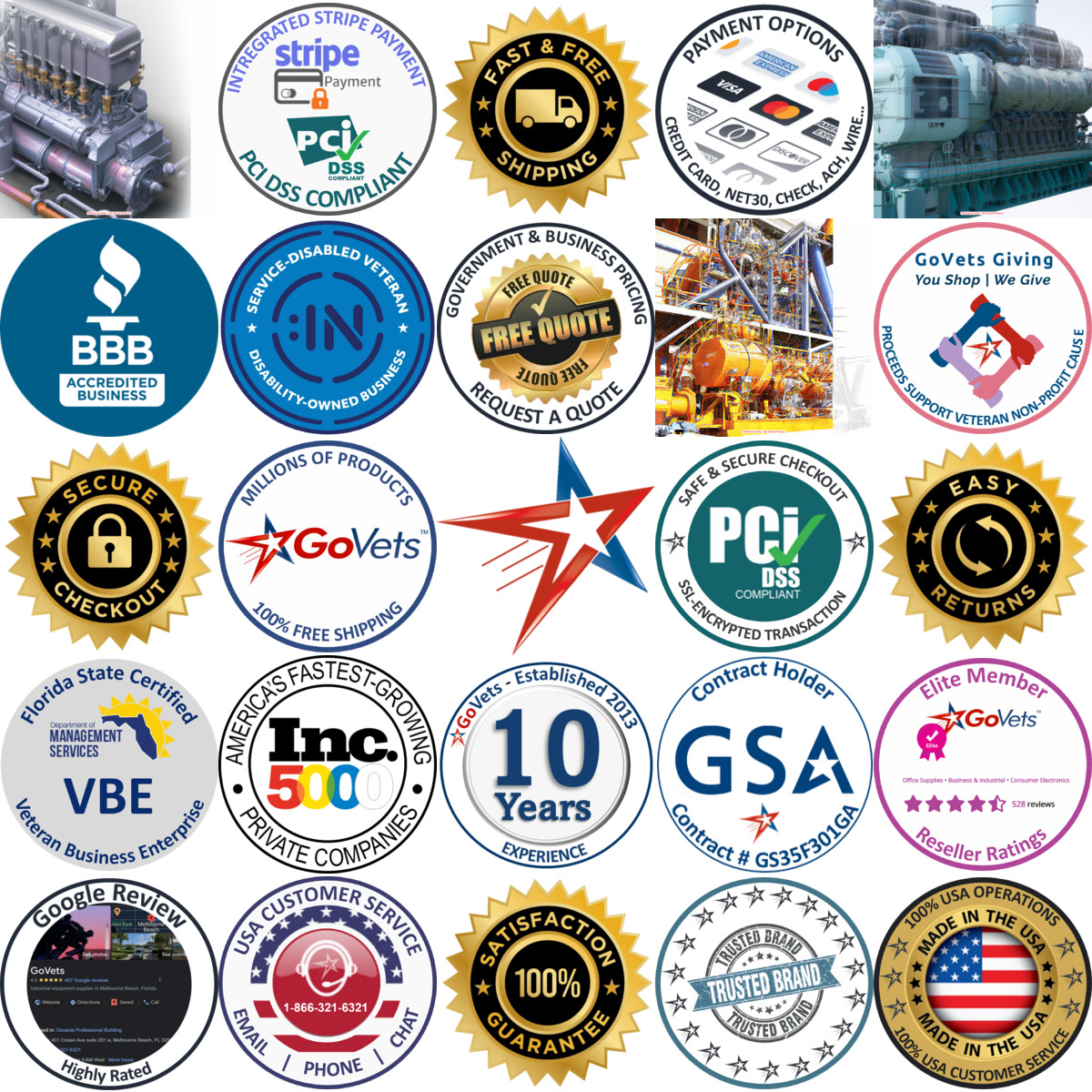 Millions of Products A selection of Emuge products on GoVets