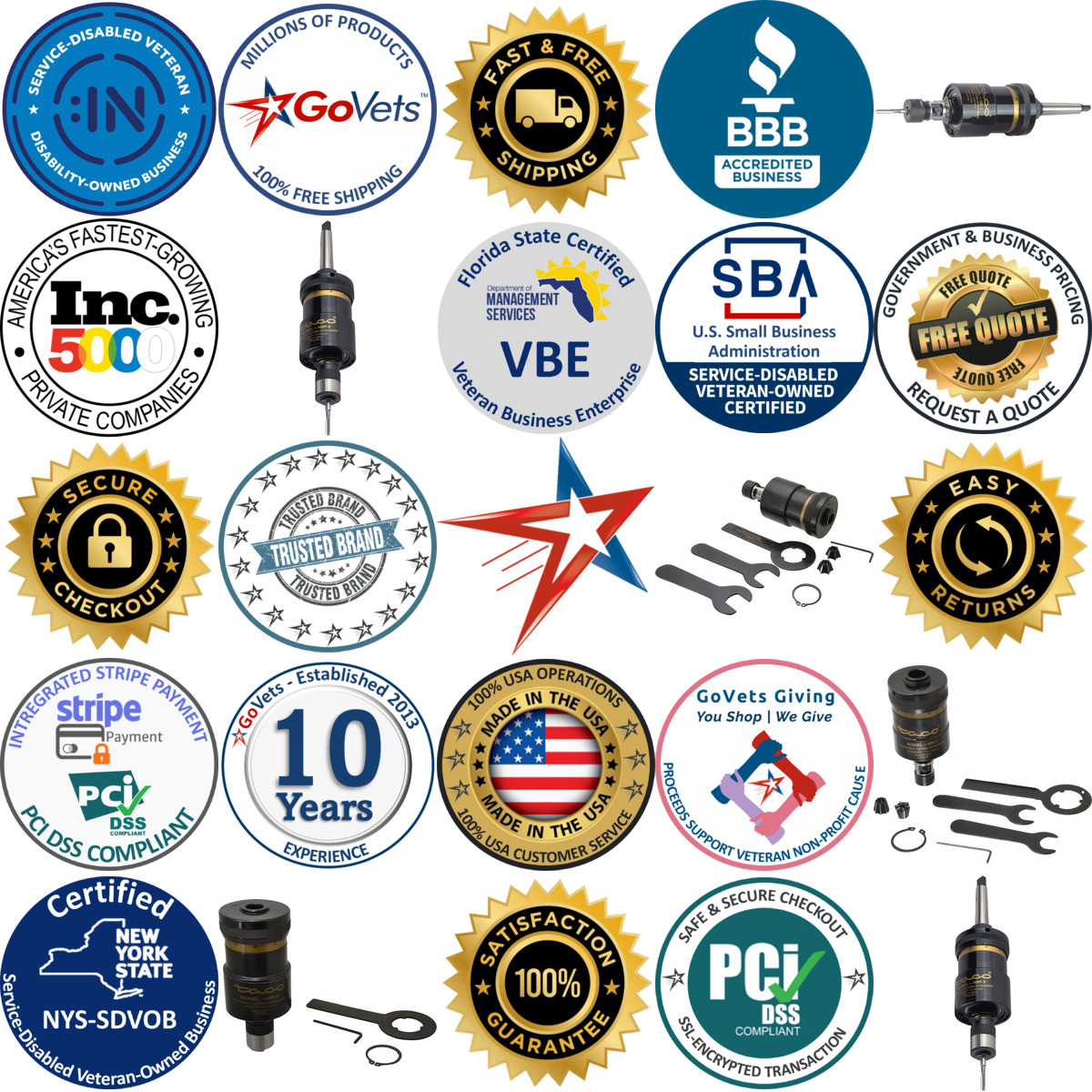 Millions of Products A selection of Value Collection products on GoVets