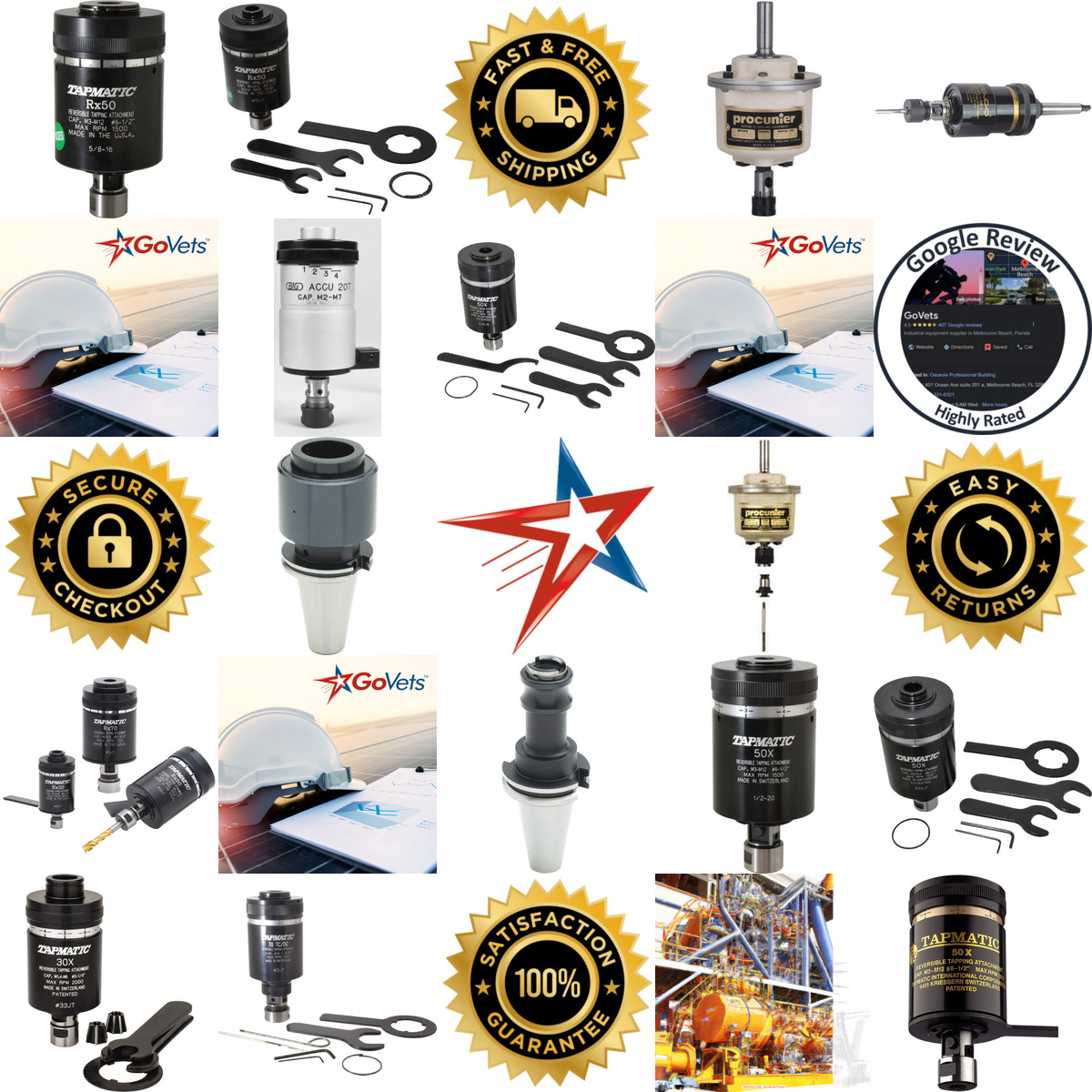 A selection of Tapping Heads products on GoVets