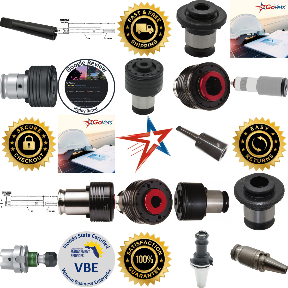 A selection of Tapping Heads and Holders products on GoVets
