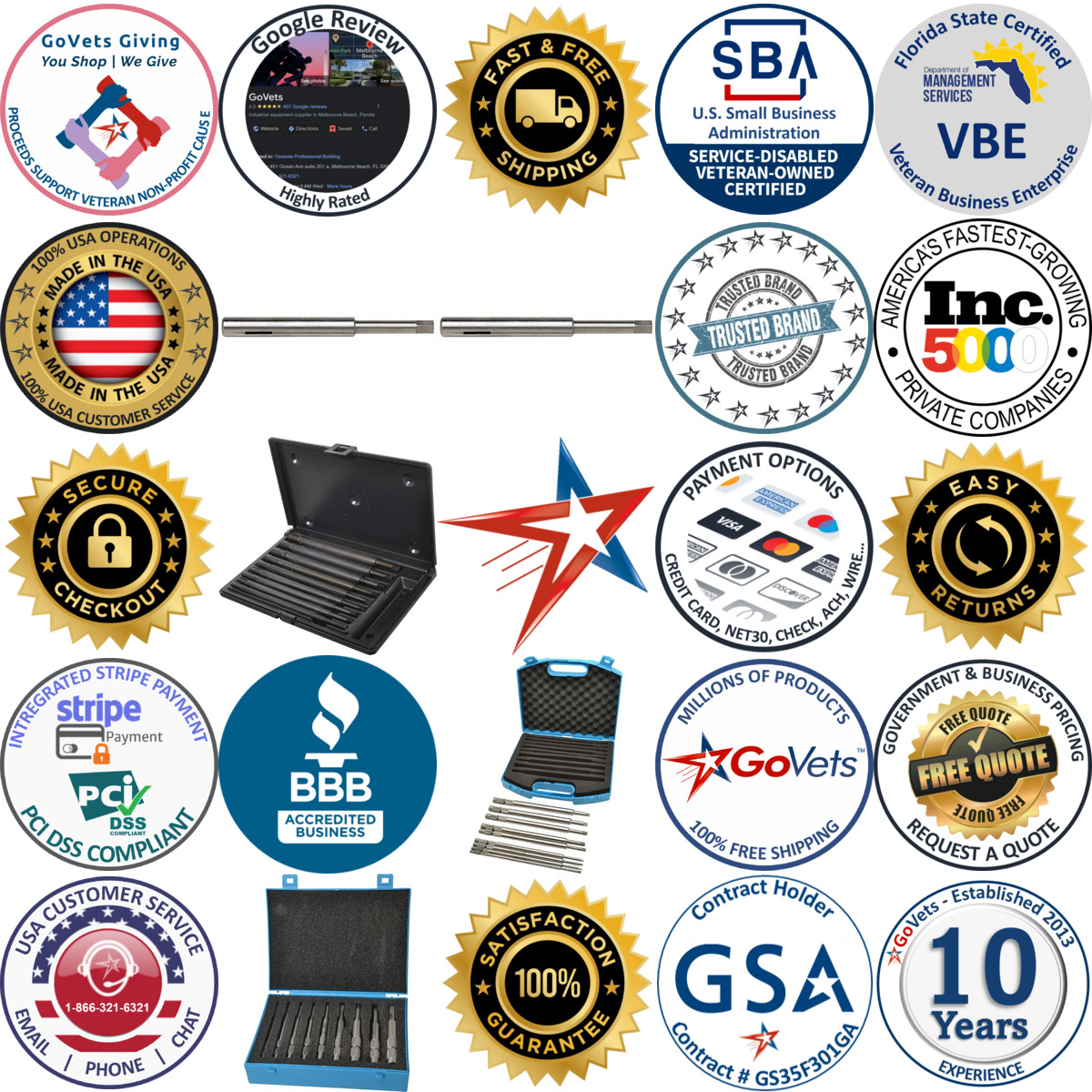 Millions of Products A selection of Tap Extension Sets products on GoVets