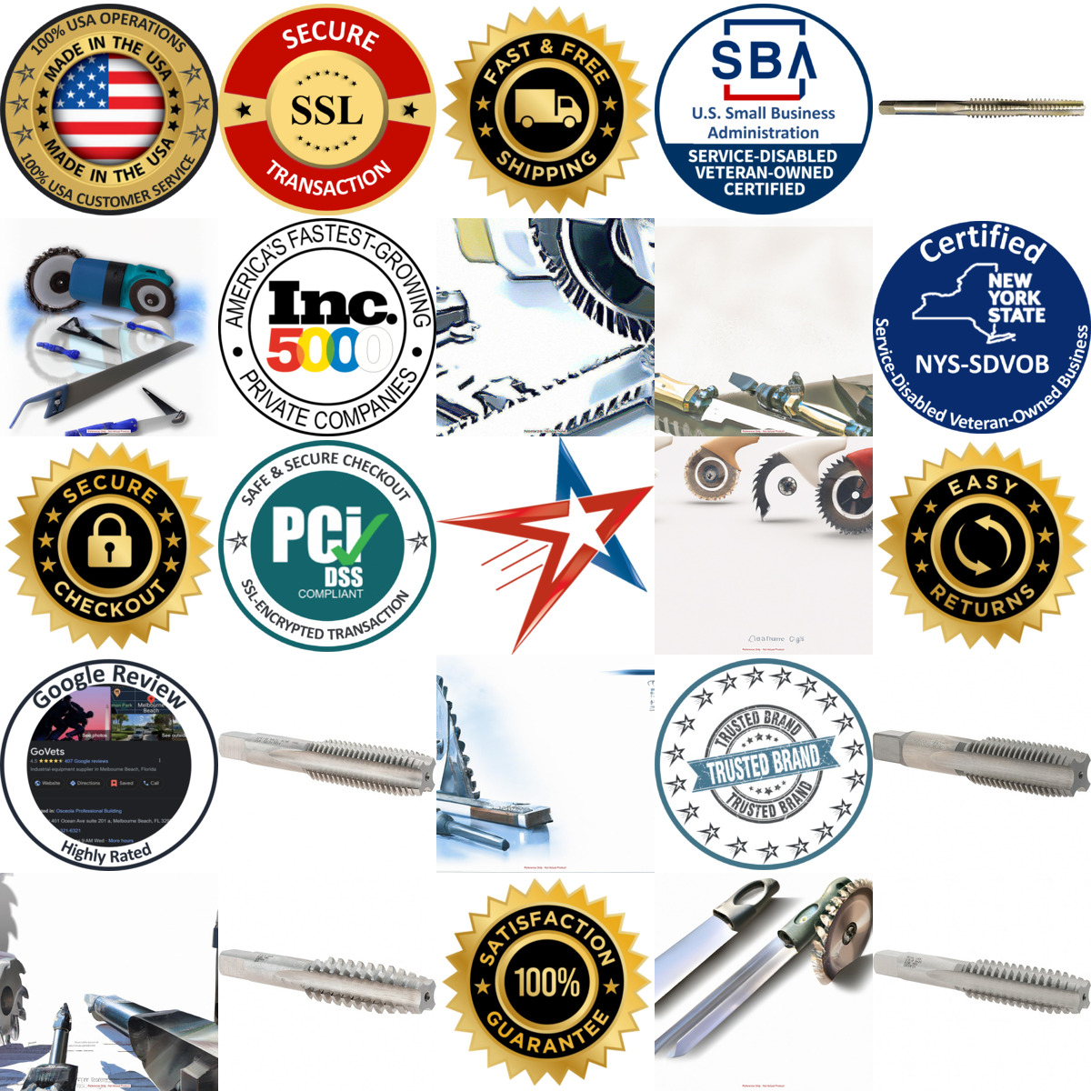 A selection of Regal Cutting Tools products on GoVets