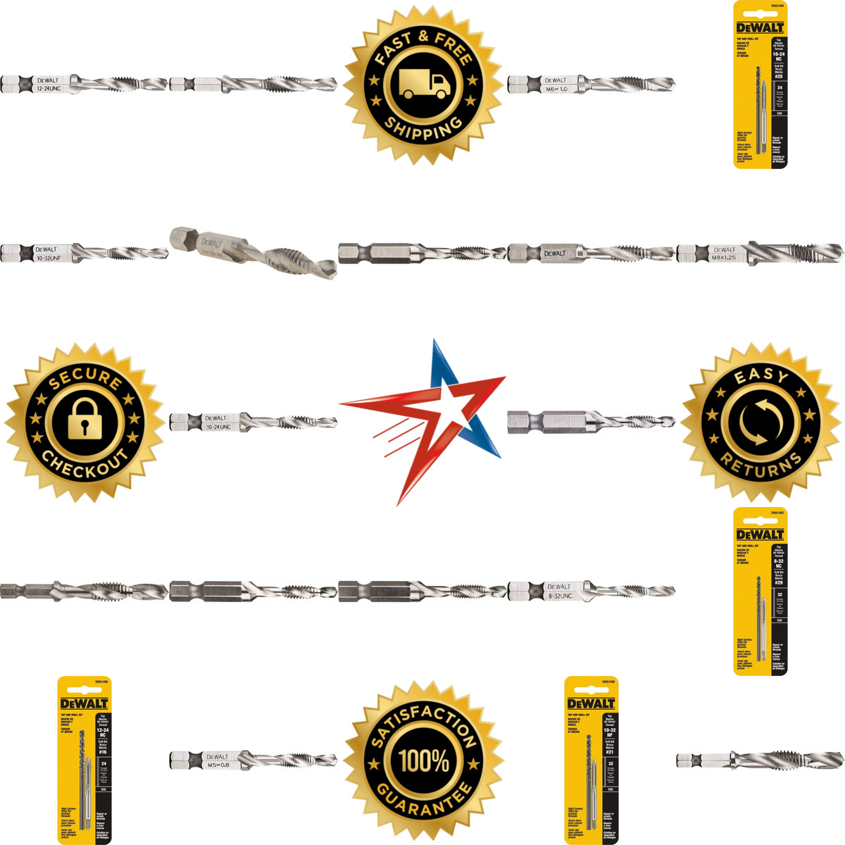 A selection of Dewalt products on GoVets