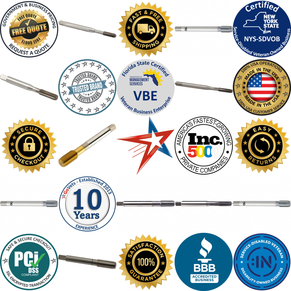 A selection of Thread Forming Sti Taps products on GoVets
