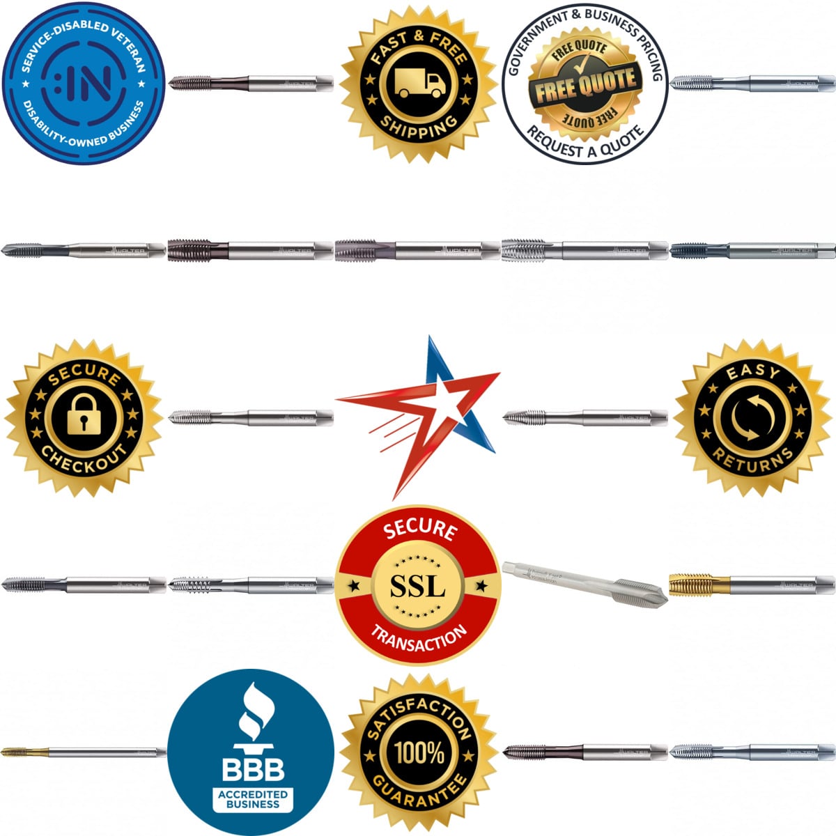 A selection of Walter Prototyp products on GoVets