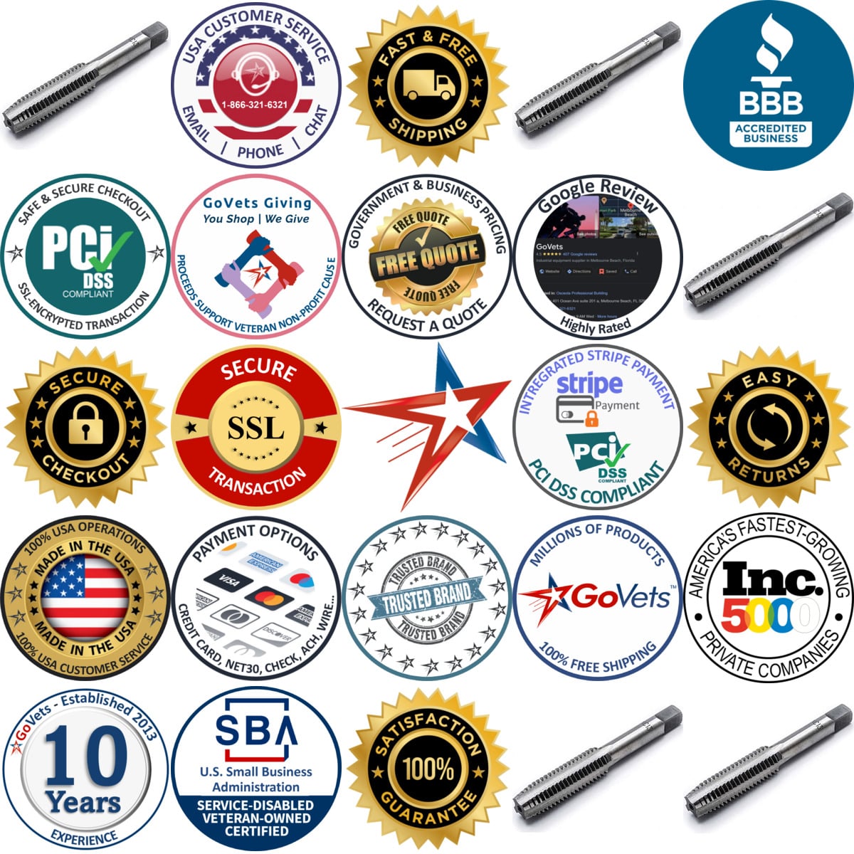 A selection of Gearwrench products on GoVets