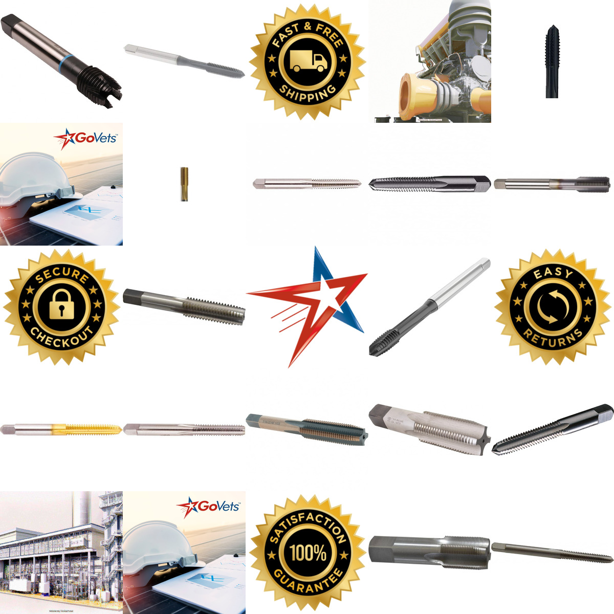 A selection of Straight Flute Taps products on GoVets