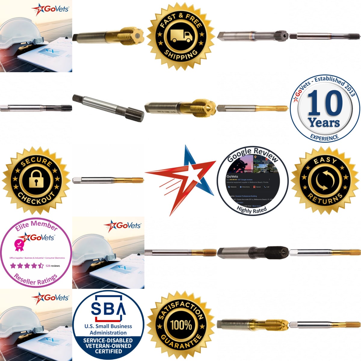 Millions of Products A selection of Emuge products on GoVets