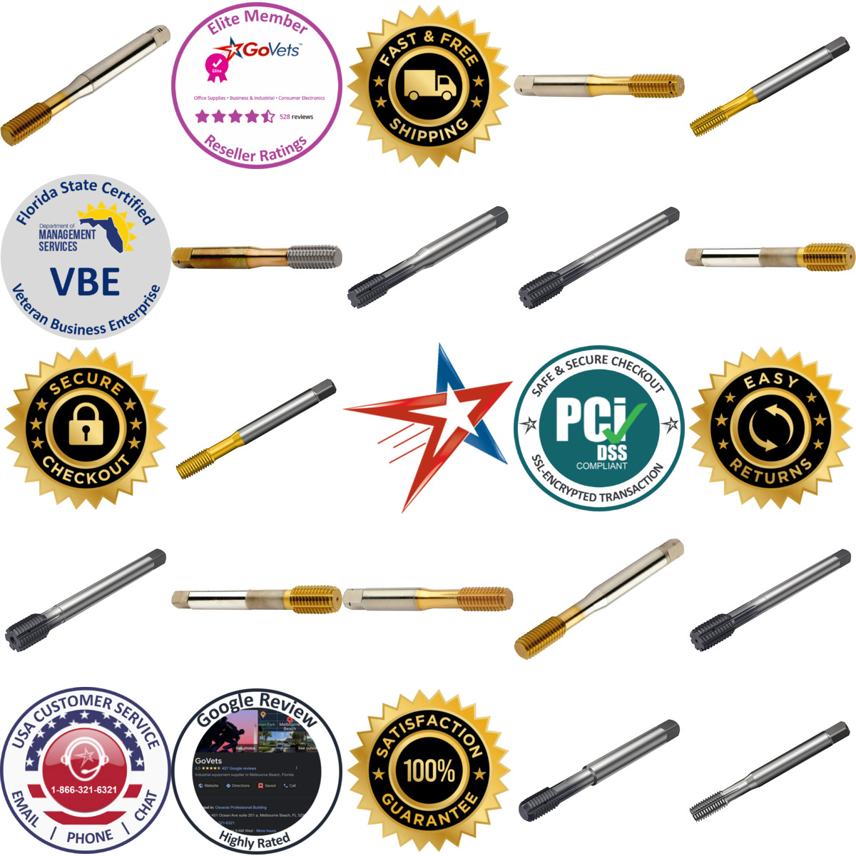 Millions of Products A selection of Sandvik Coromant products on GoVets