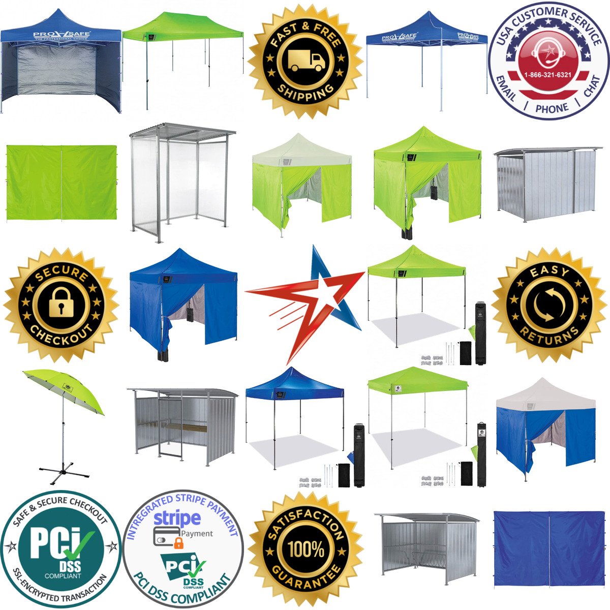 A selection of Shelters products on GoVets