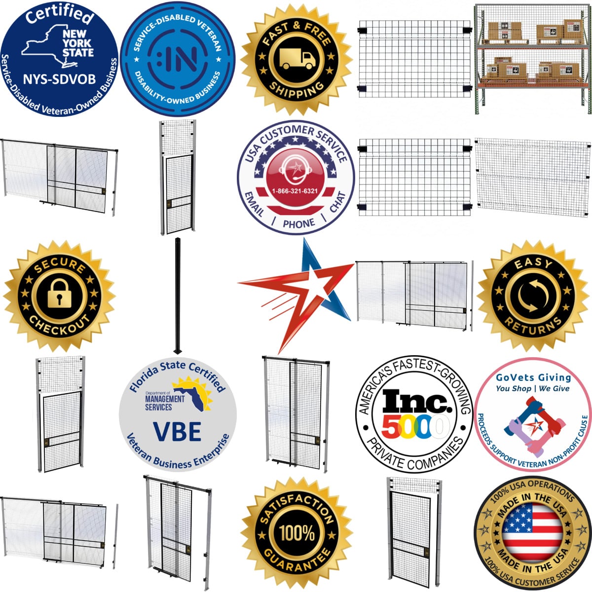 Millions of Products A selection of Husky Rack and Wire products on GoVets