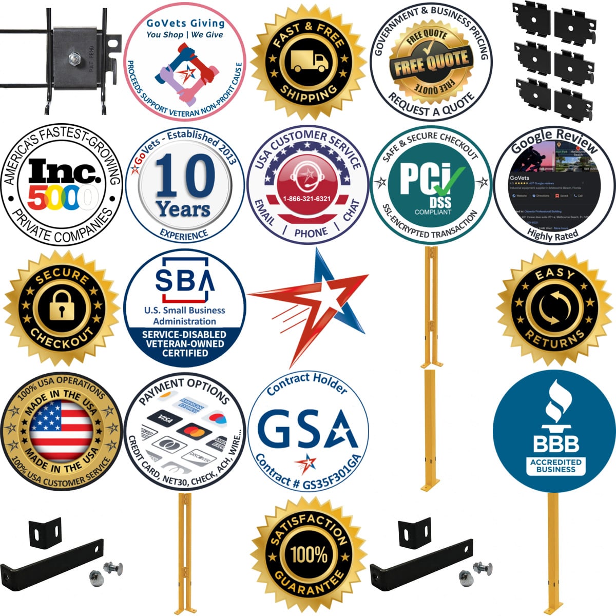 Millions of Products A selection of Husky Rack and Wire products on GoVets