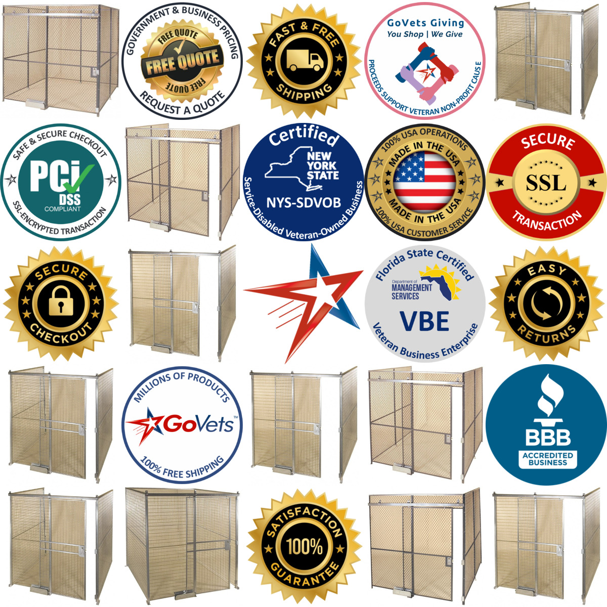 A selection of Folding Guard products on GoVets