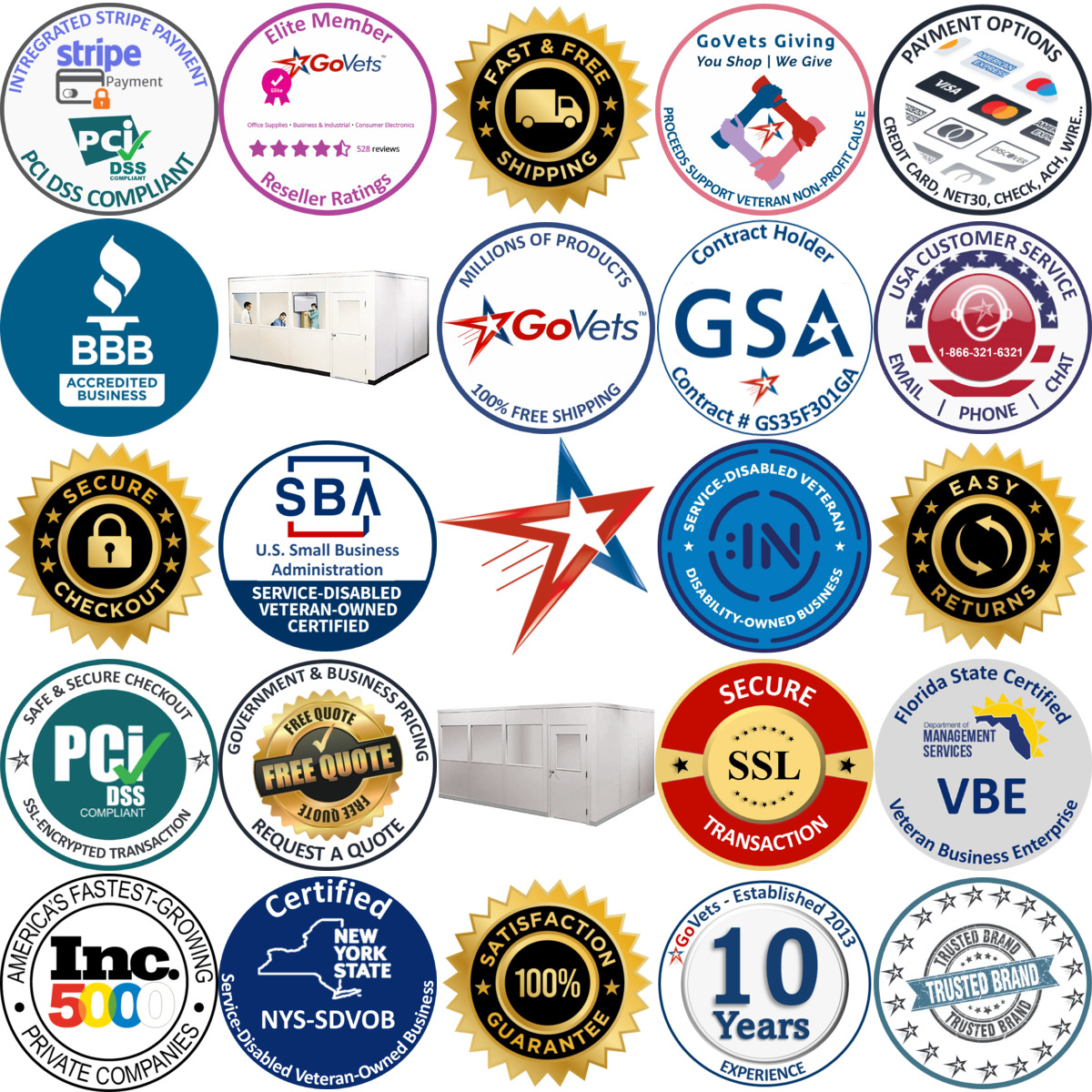 Millions of Products A selection of Portafab products on GoVets