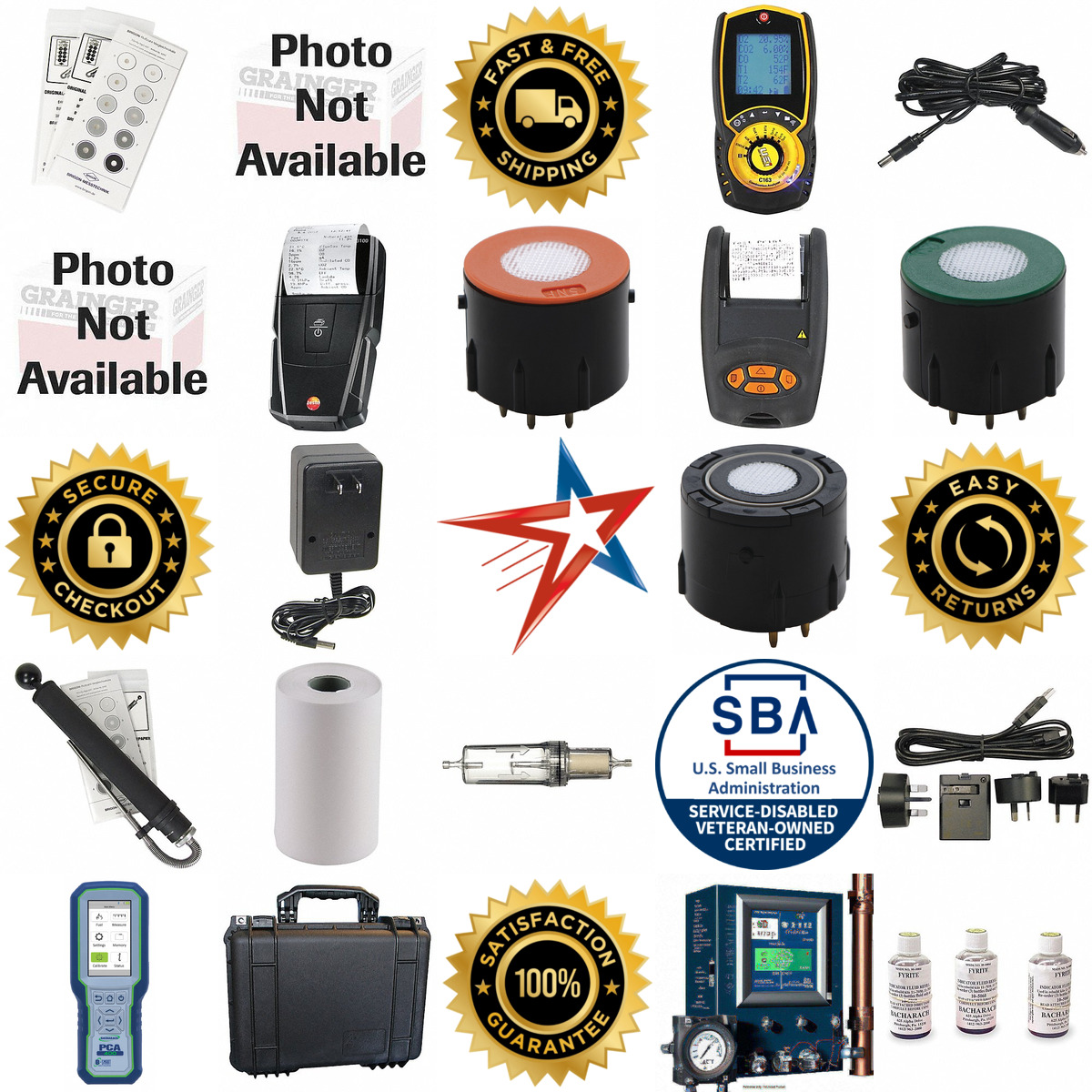 A selection of Combustion Testing products on GoVets
