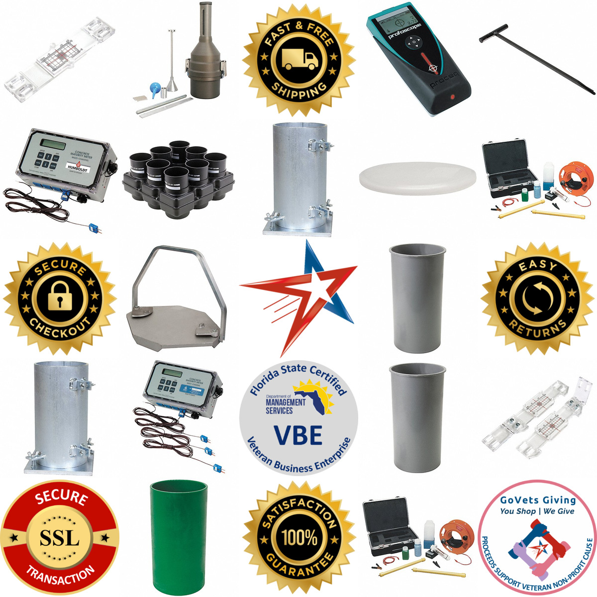 A selection of Concrete Testing products on GoVets
