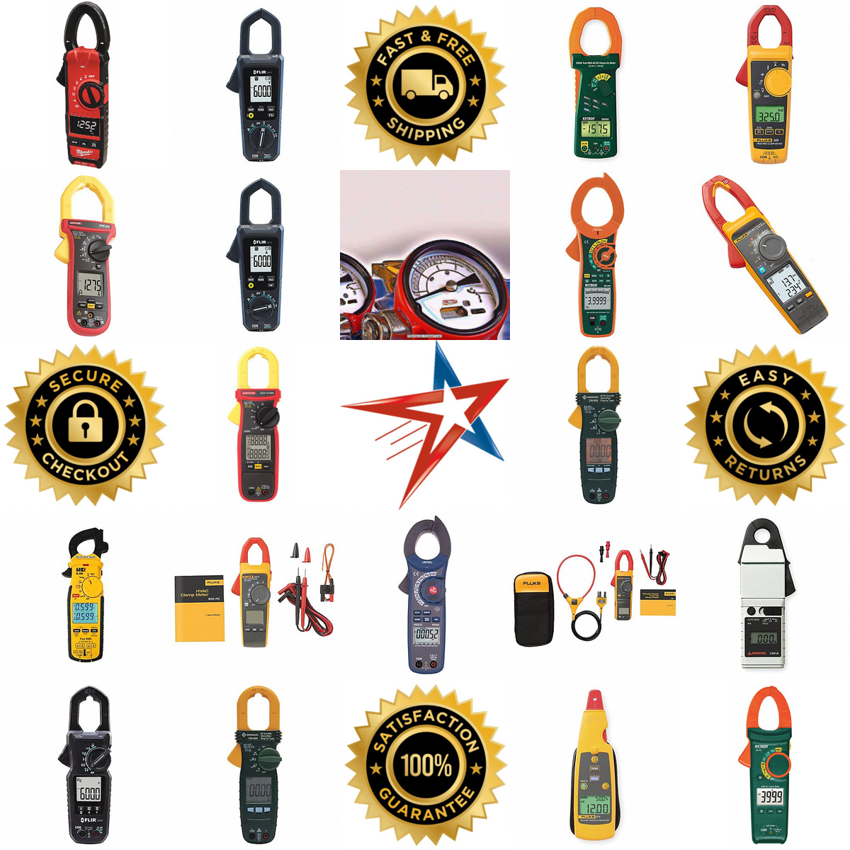 A selection of Digital Clamp Meters products on GoVets