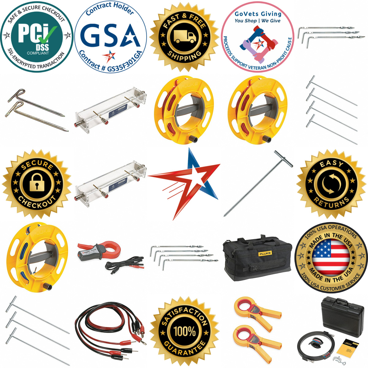 A selection of Ground Resistance Tester Accessories products on GoVets