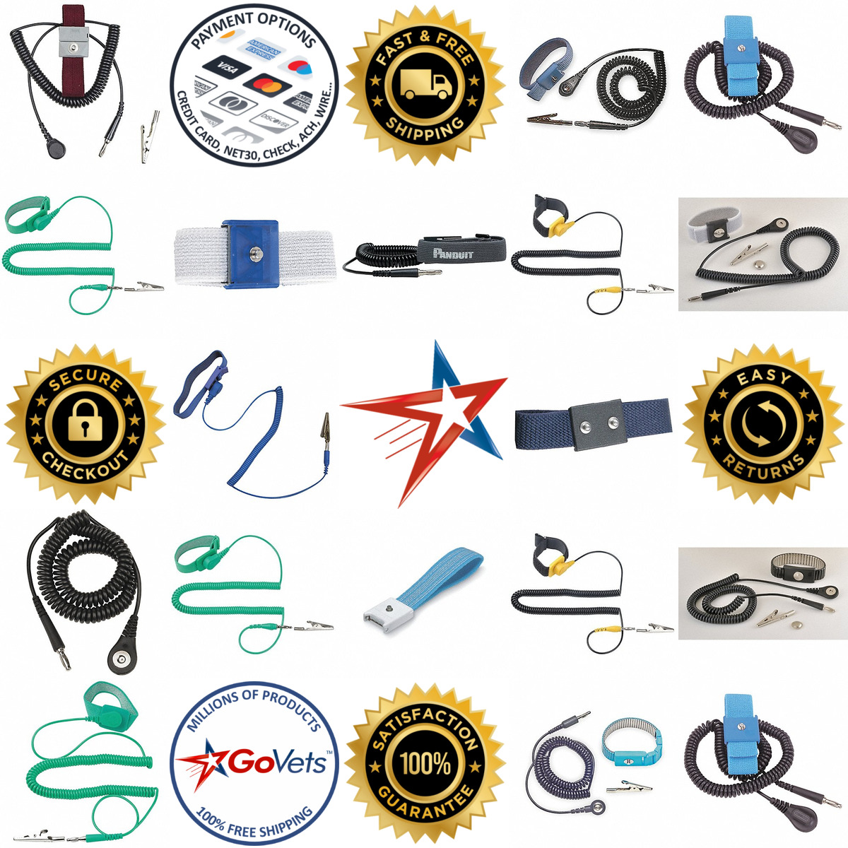 A selection of Antistatic Wrist Strap Kits products on GoVets