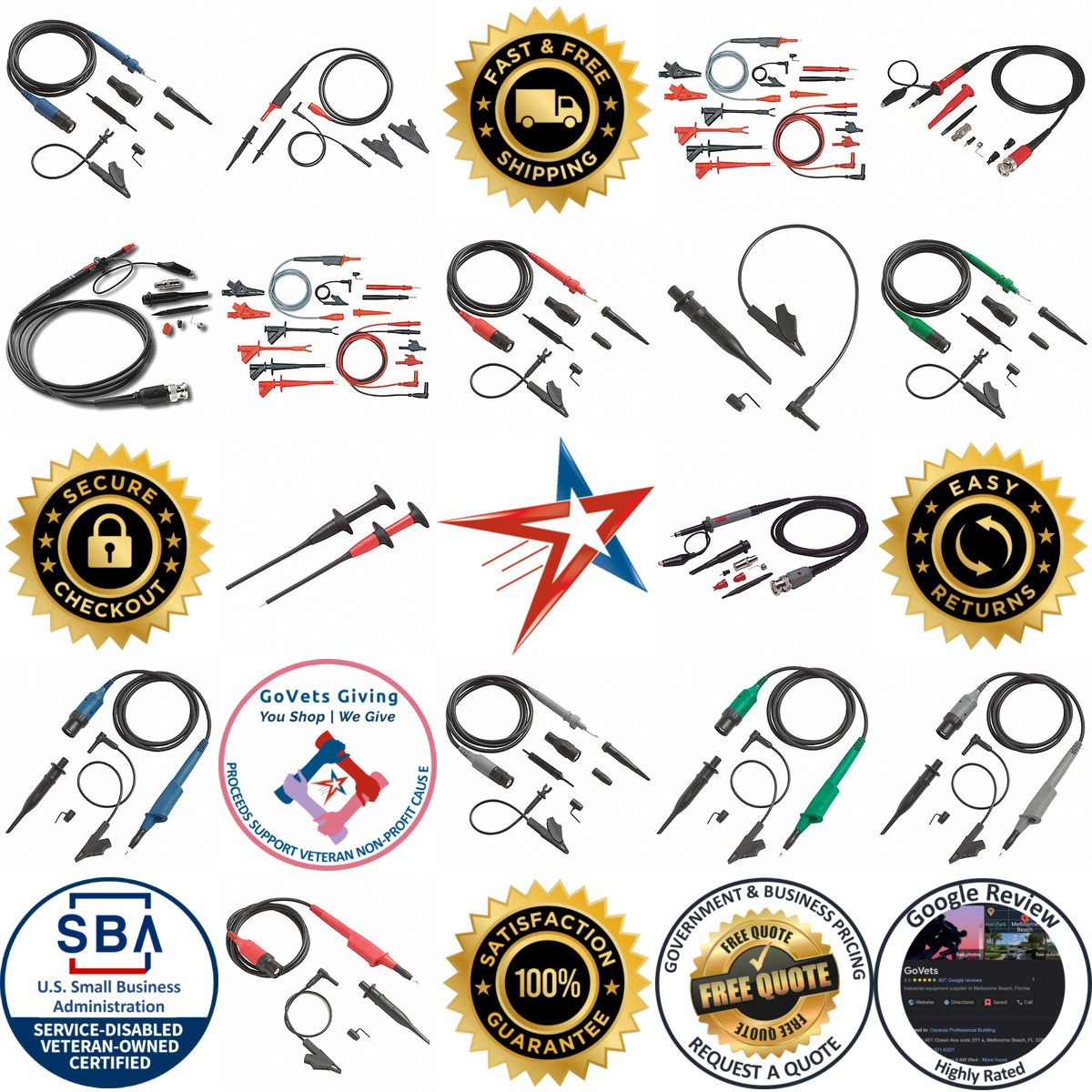 A selection of Oscilloscope Probes products on GoVets