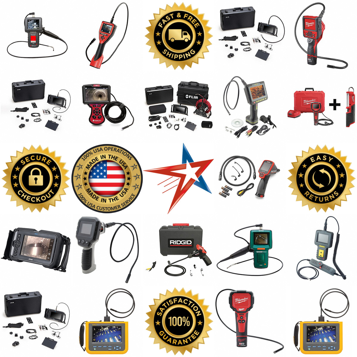A selection of Borescopes products on GoVets