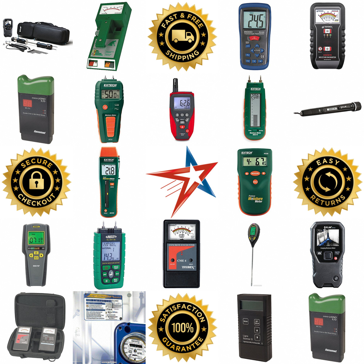A selection of Moisture Meters products on GoVets