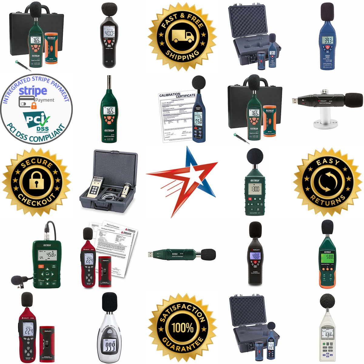 A selection of Sound Level Meters products on GoVets