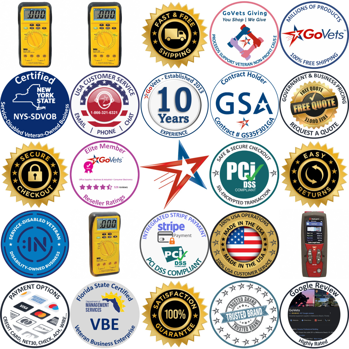 A selection of Wire Length Meters products on GoVets