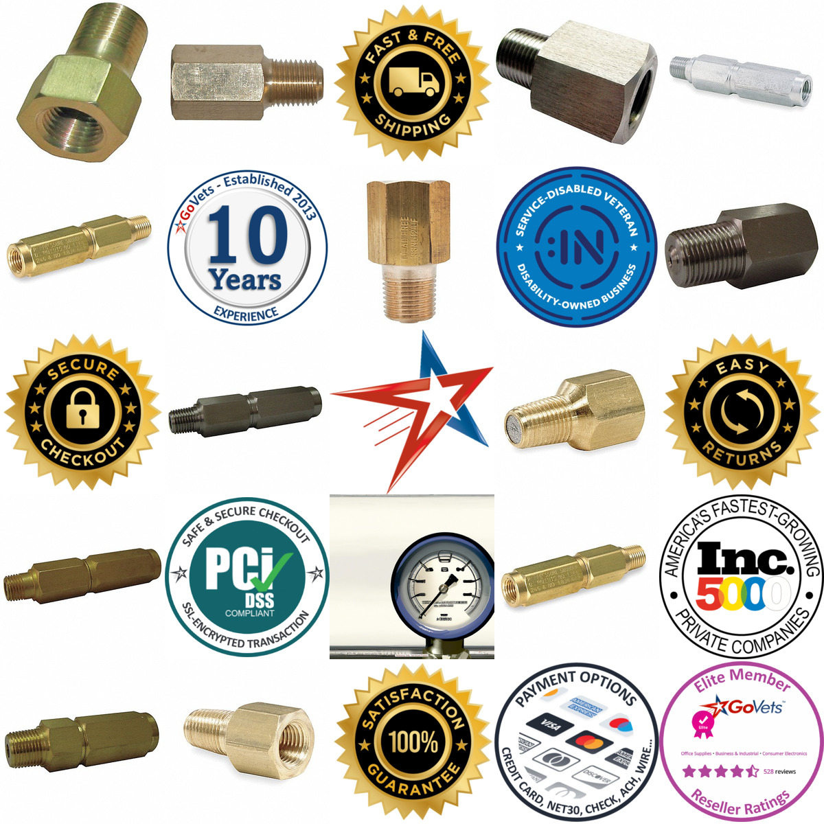A selection of Pressure Gauge Snubbers products on GoVets