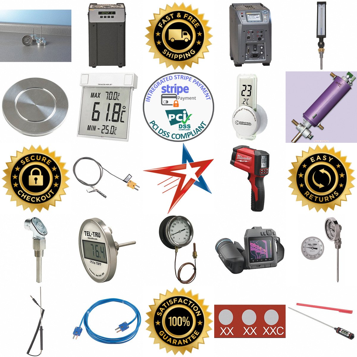 A selection of Temperature and Humidity Measuring products on GoVets
