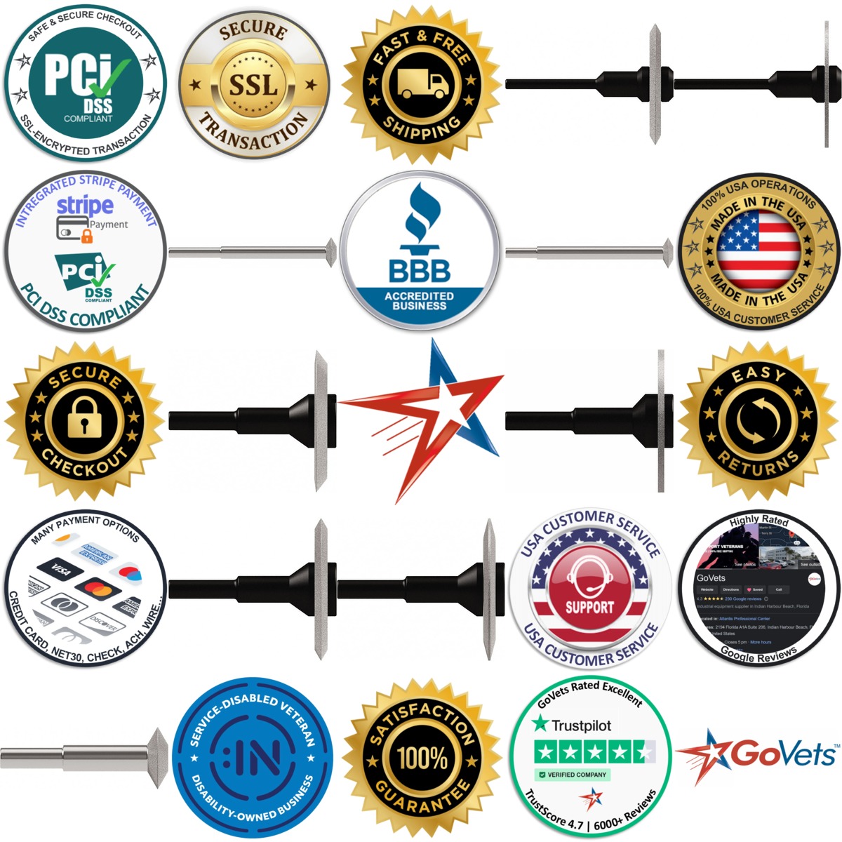 A selection of Rotary Thread Files products on GoVets