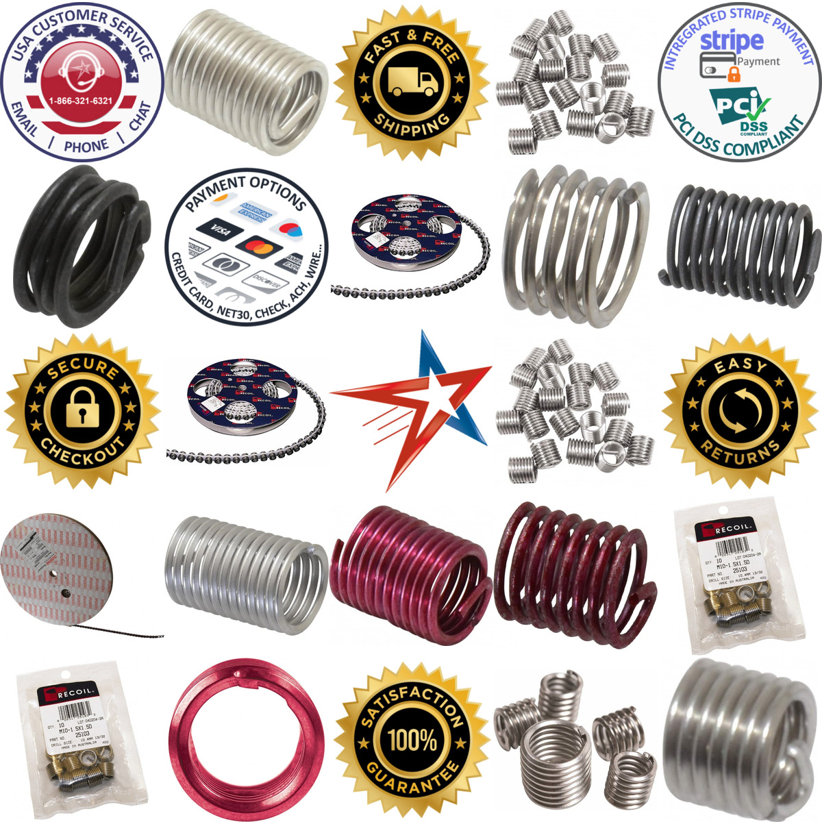 A selection of Helical Inserts products on GoVets
